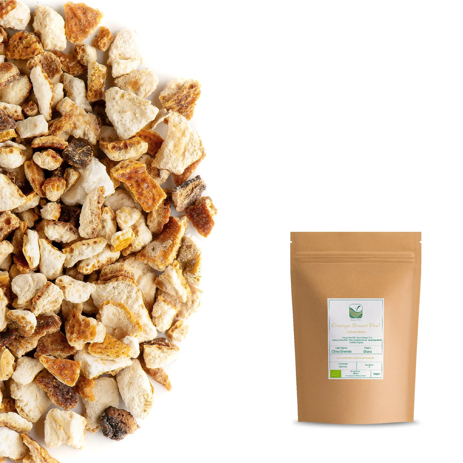 Valley of Tea orangesötskal lösvikt 200g citrus