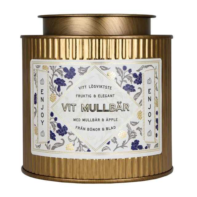 Bönor & Blad Tea Collection Vit Mullbär vitt te 80 g jasmin
