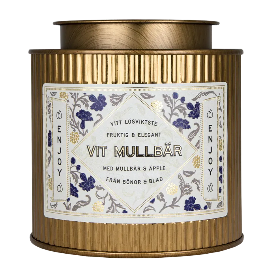 Bönor & Blad Tea Collection Vit Mullbär vitt te 80 g jasmin