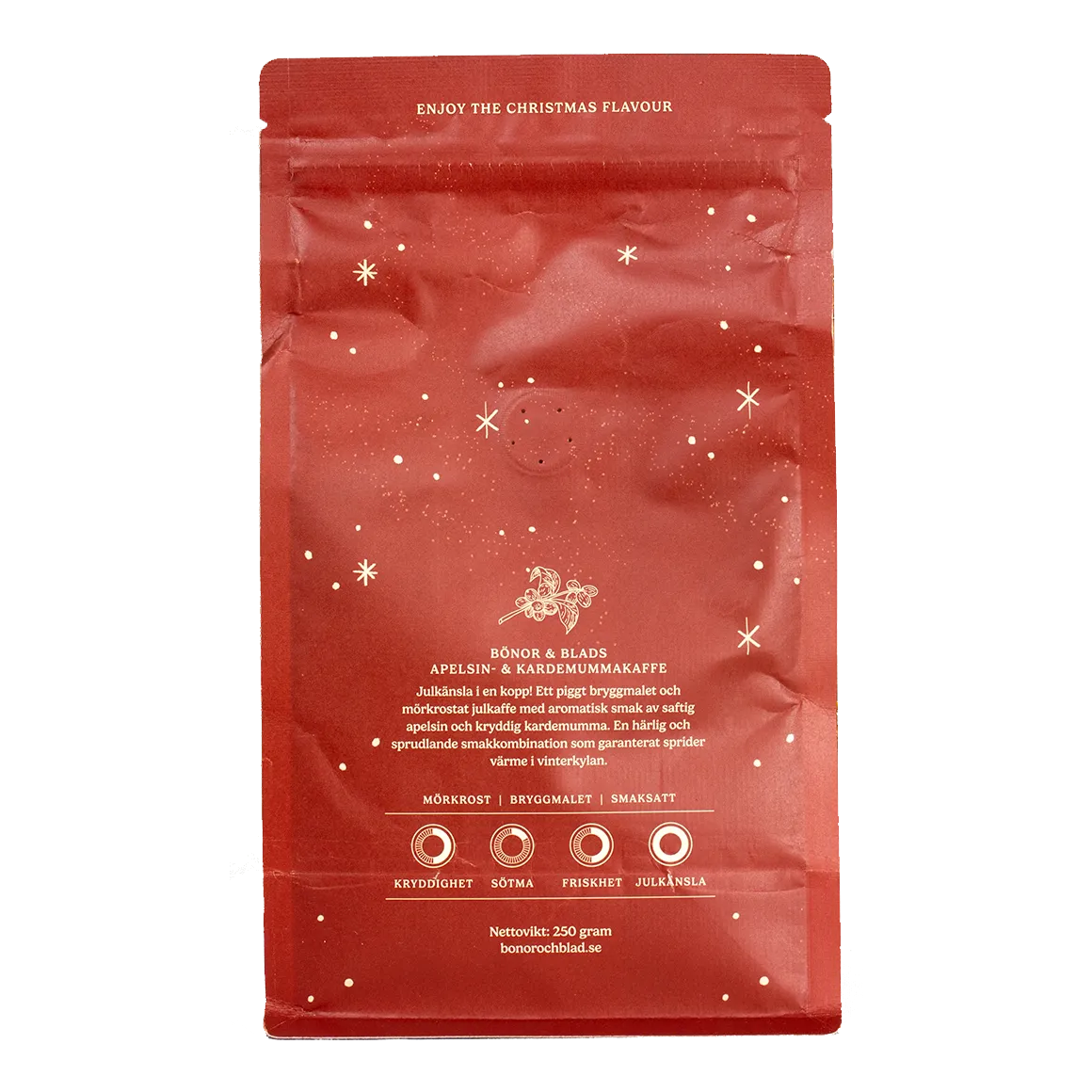Bönor & Blad Apelsin Kardemumma kaffe 250 g jul