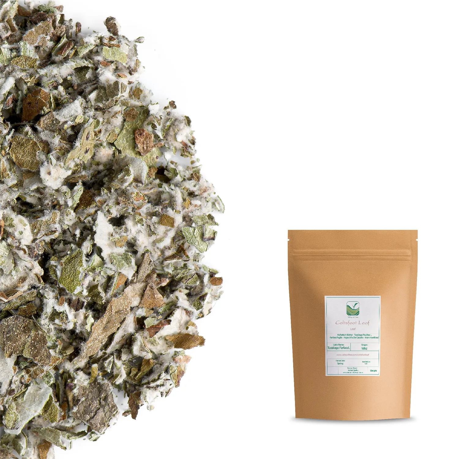 Valley of Tea Hästhovsblad örtte 200g mild
