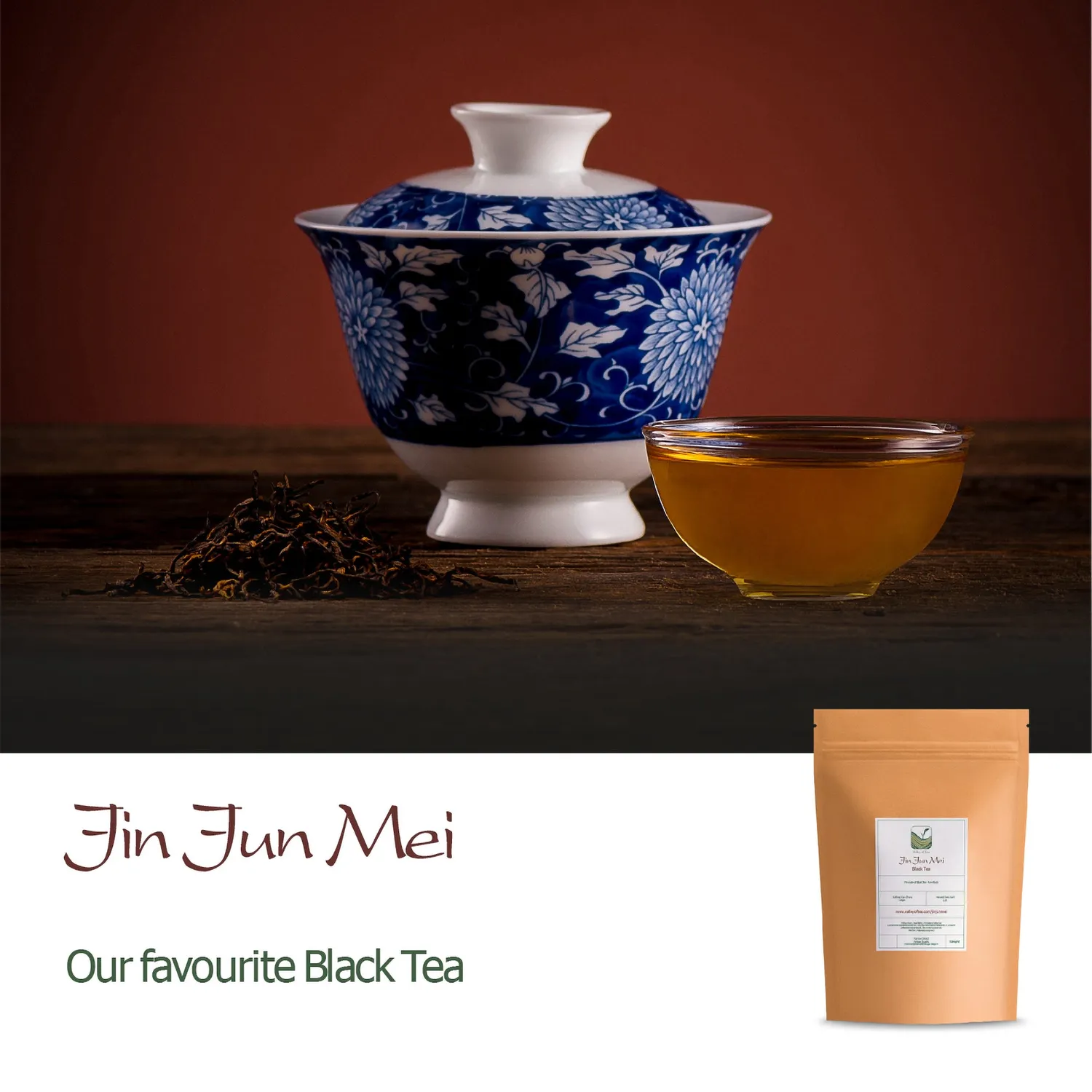 Valley of Tea Jin Jun Mei svart te 50g söt maltig