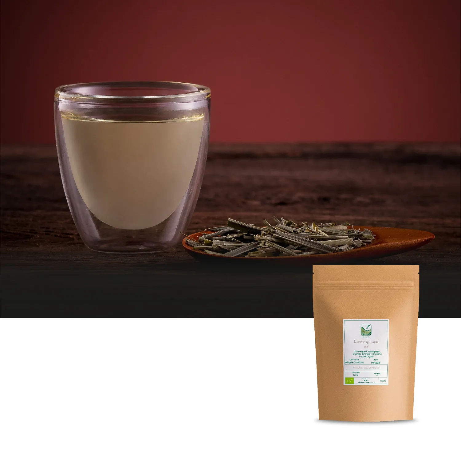 Valley of Tea Citrongräs örtte 700 g koffeinfri