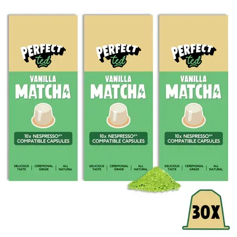 Perfect Ted Vanilj matchakapslar mild