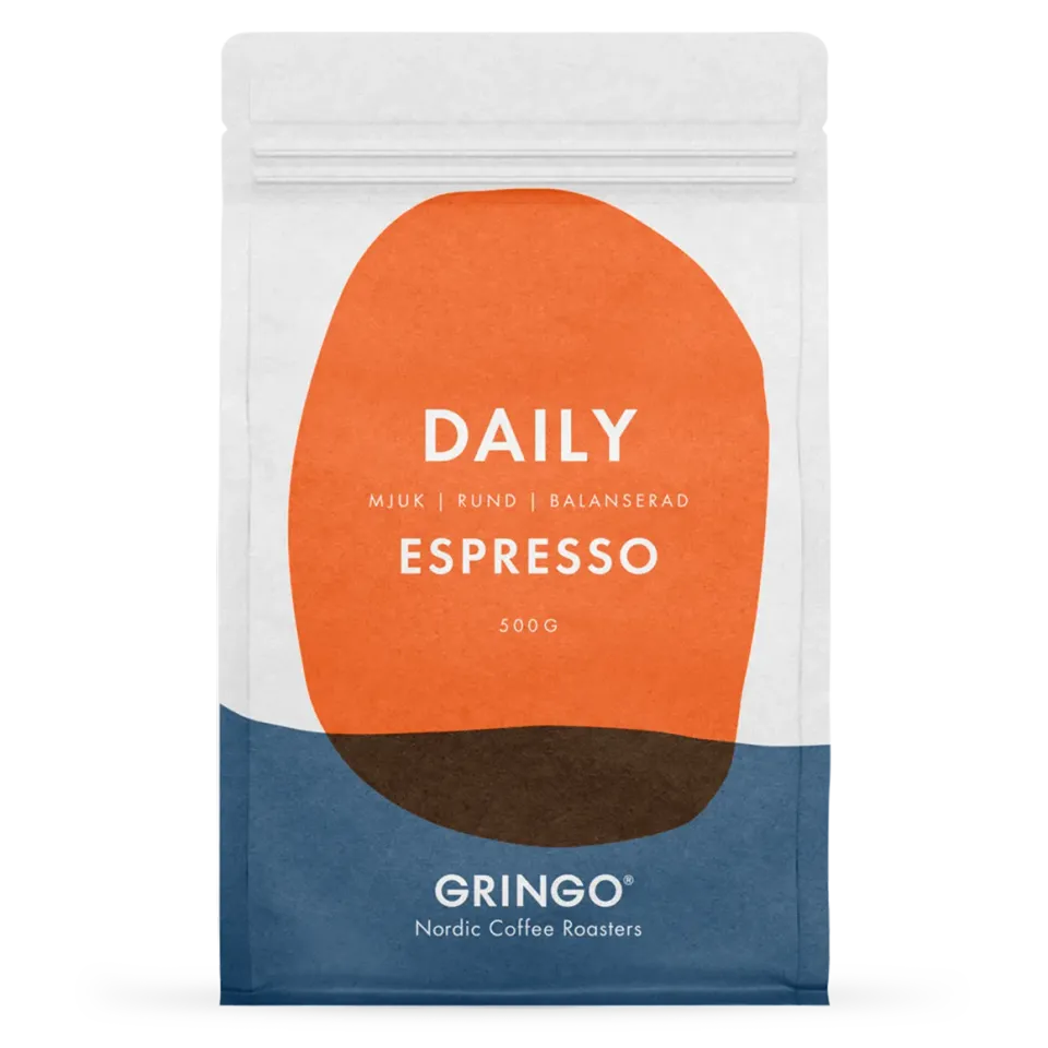 Gringo Daily Espresso espressokaffe 500 g choklad