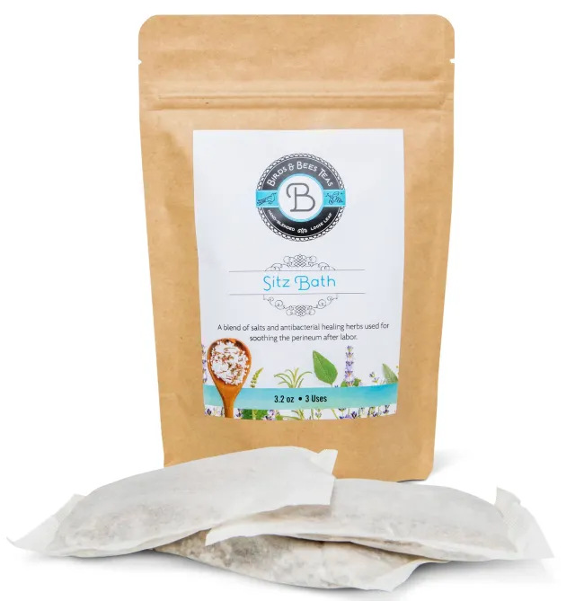Birds & Bees Tea Sitz Bath sittbad 4-pack örter