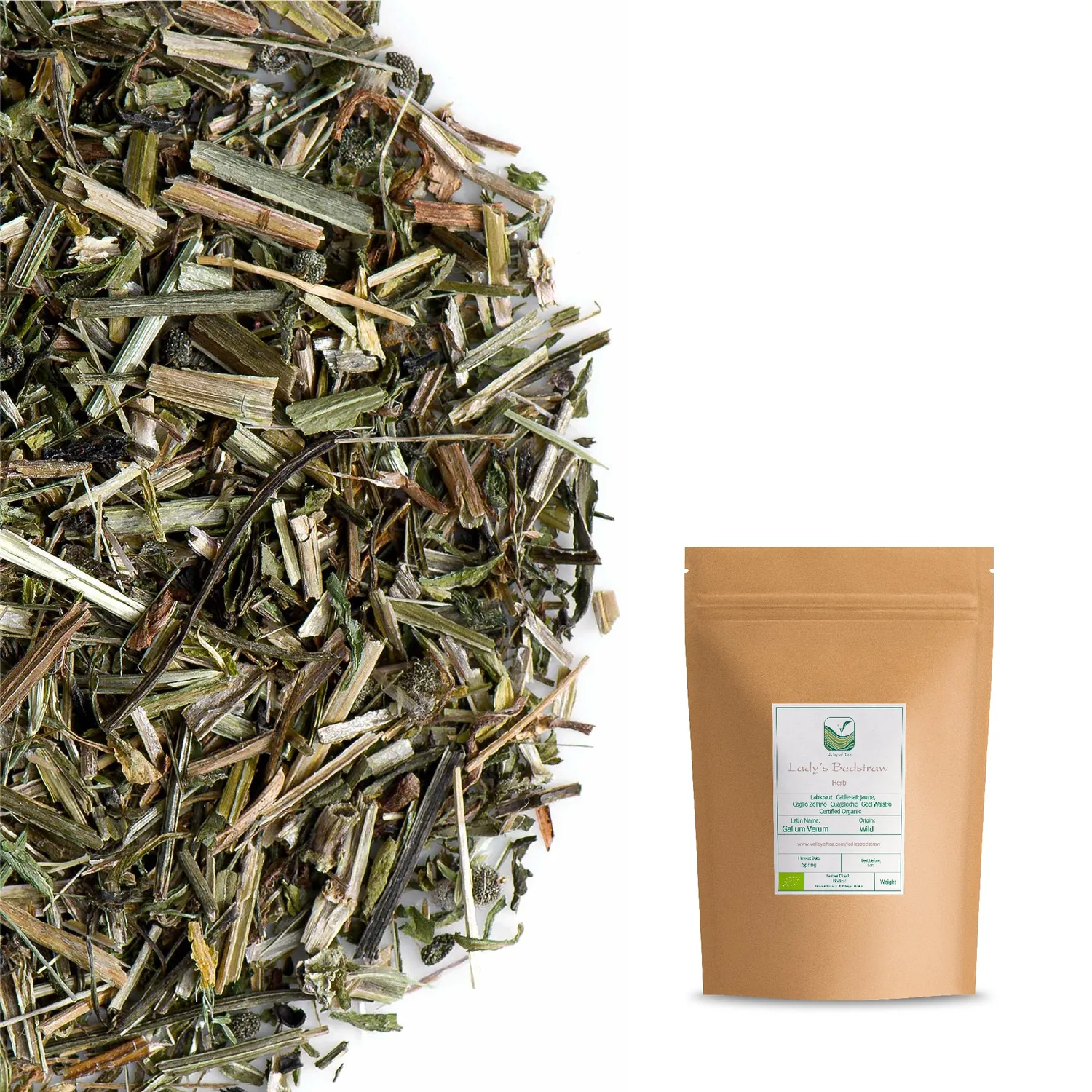 Valley of Tea Gulmåra örtte 100g koffeinfri