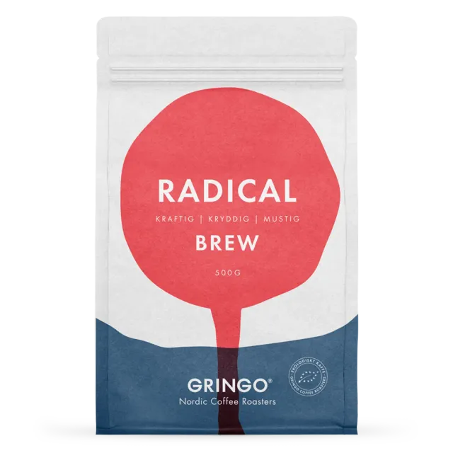 Bönor & Blad Gringo Radical Brew kaffe 500 g ekologiskt