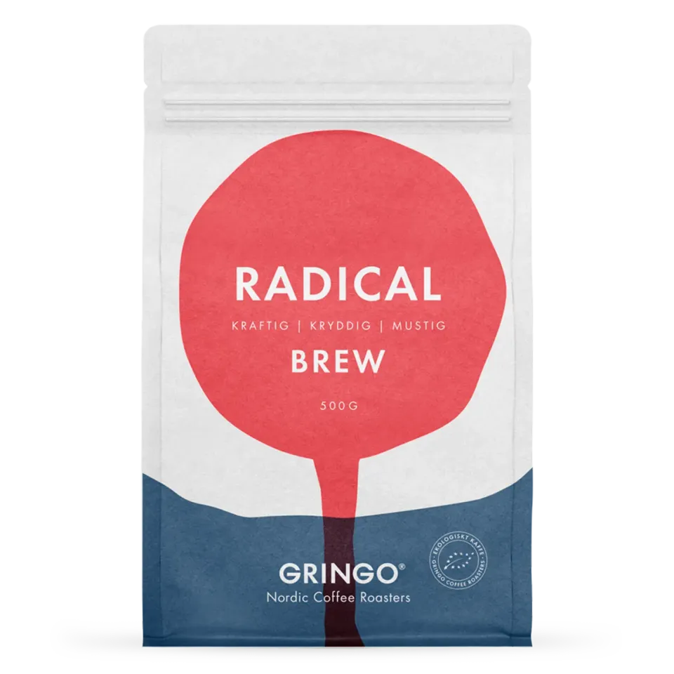 Bönor & Blad Gringo Radical Brew kaffe 500 g ekologiskt