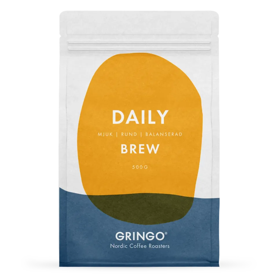 Gringo Daily Brew bryggkaffe 500 g mjuk choklad