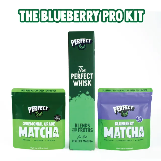 PERFECT TED Blueberry Pro matchakit blåbär