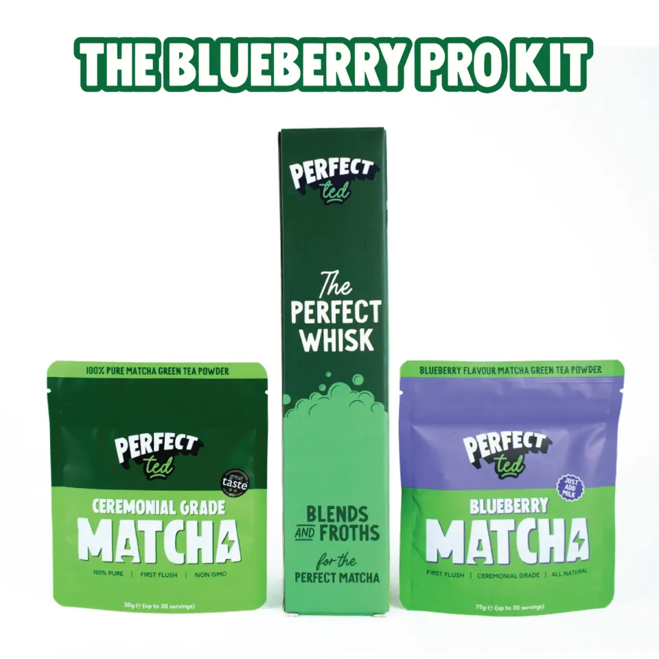 PERFECT TED Blueberry Pro matchakit blåbär