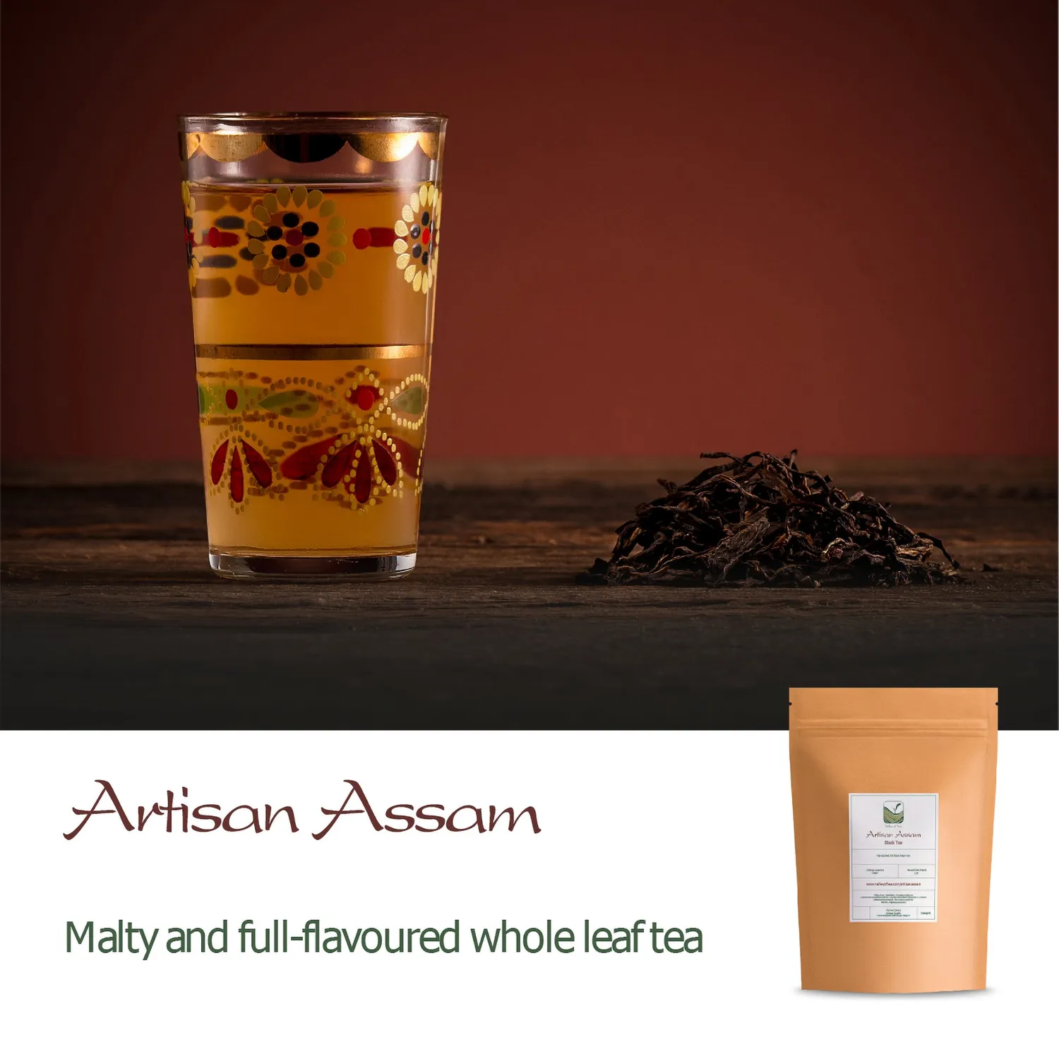 Valley of Tea Artisan Assam svart te 100g fylligt