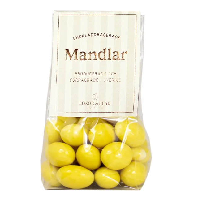 Bönor & Blad Passionsmandel mandlar vit choklad syrlig