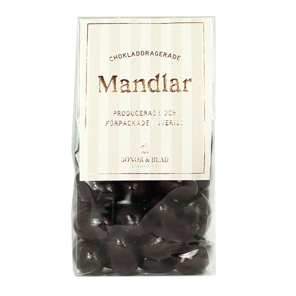 Bönor & Blad Mandlar chokladmandlar havssalt