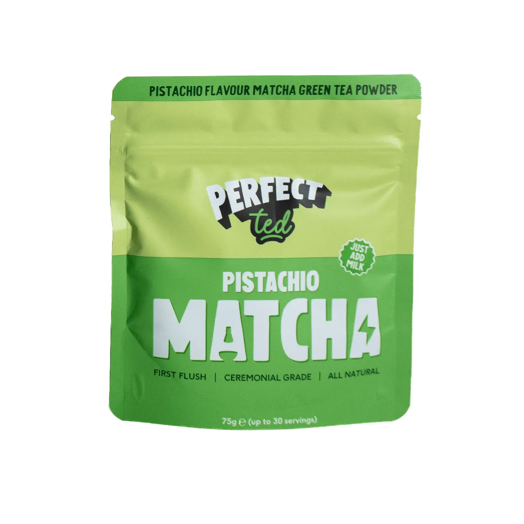 Perfect Ted Pistachio Ceremony Kit matchapulver 2-pack nötig