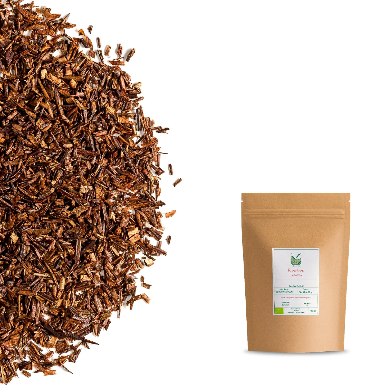 Valley of Tea Rooibos Blad te 100g koffeinfritt