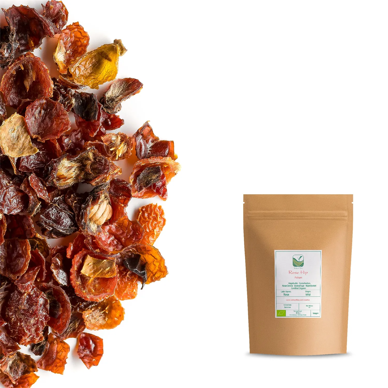 Valley of Tea Nypon örtte lösvikt 100g syrlig