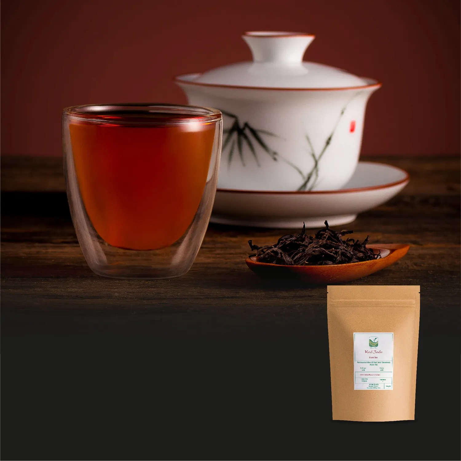 Valley of Tea Red Jade svart te 50g ruby
