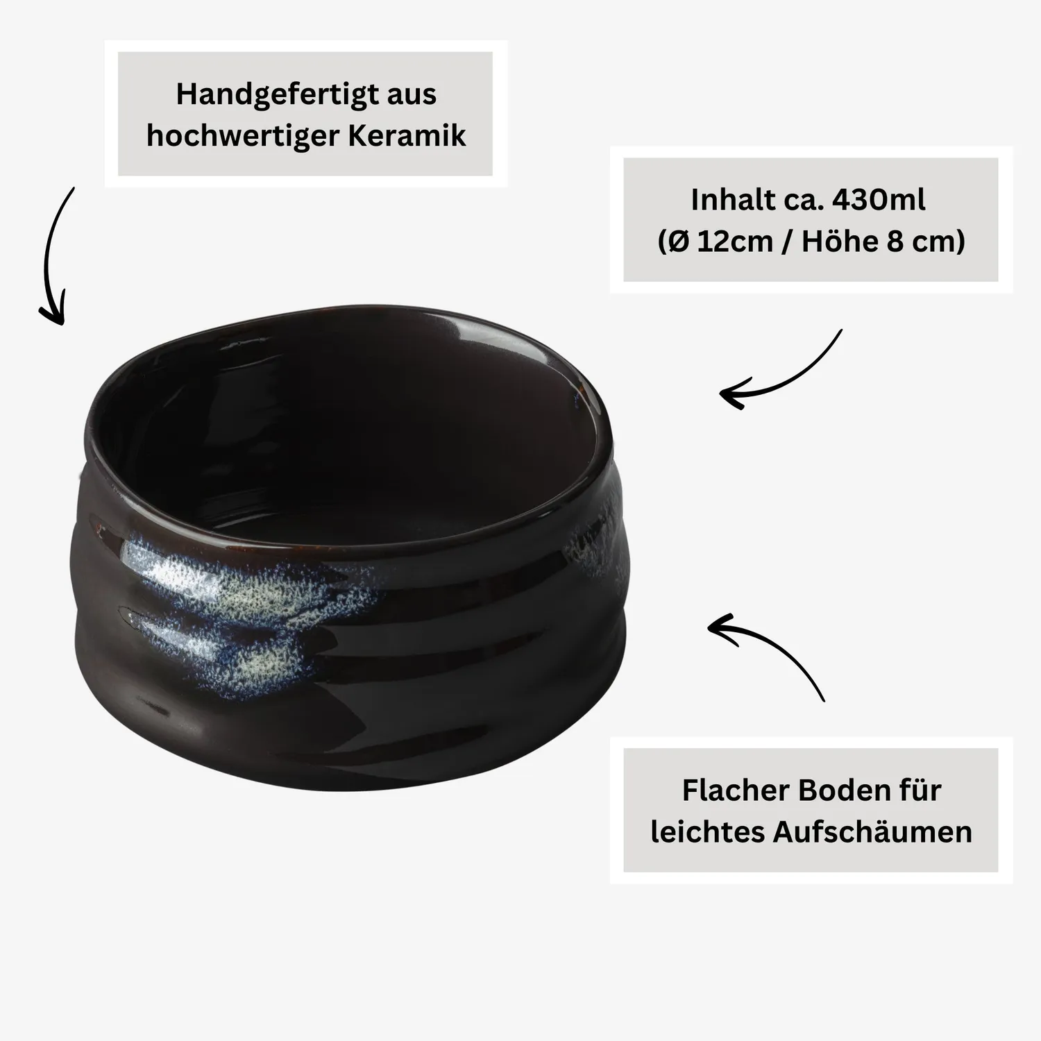 Matcha Magic Kuro matchaset utan matcha skål visp