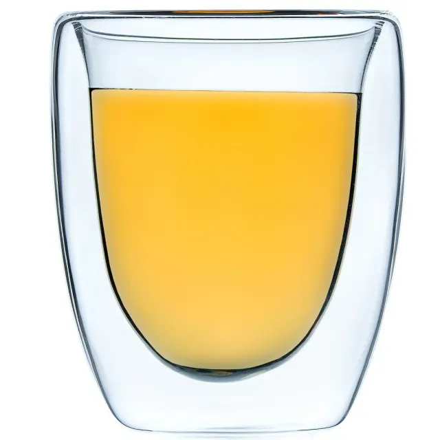 Valley of Tea Teglas dubbelvägg borosilikat 4-pack klar