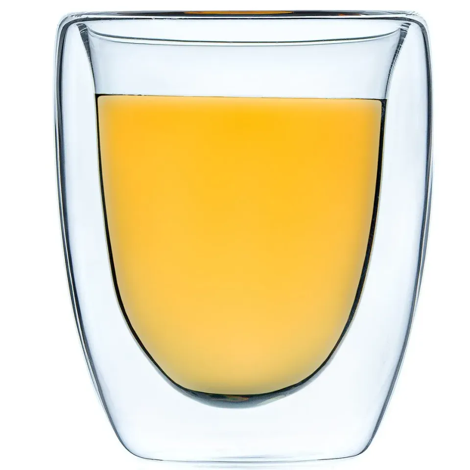 Valley of Tea Teglas dubbelvägg borosilikat 4-pack klar