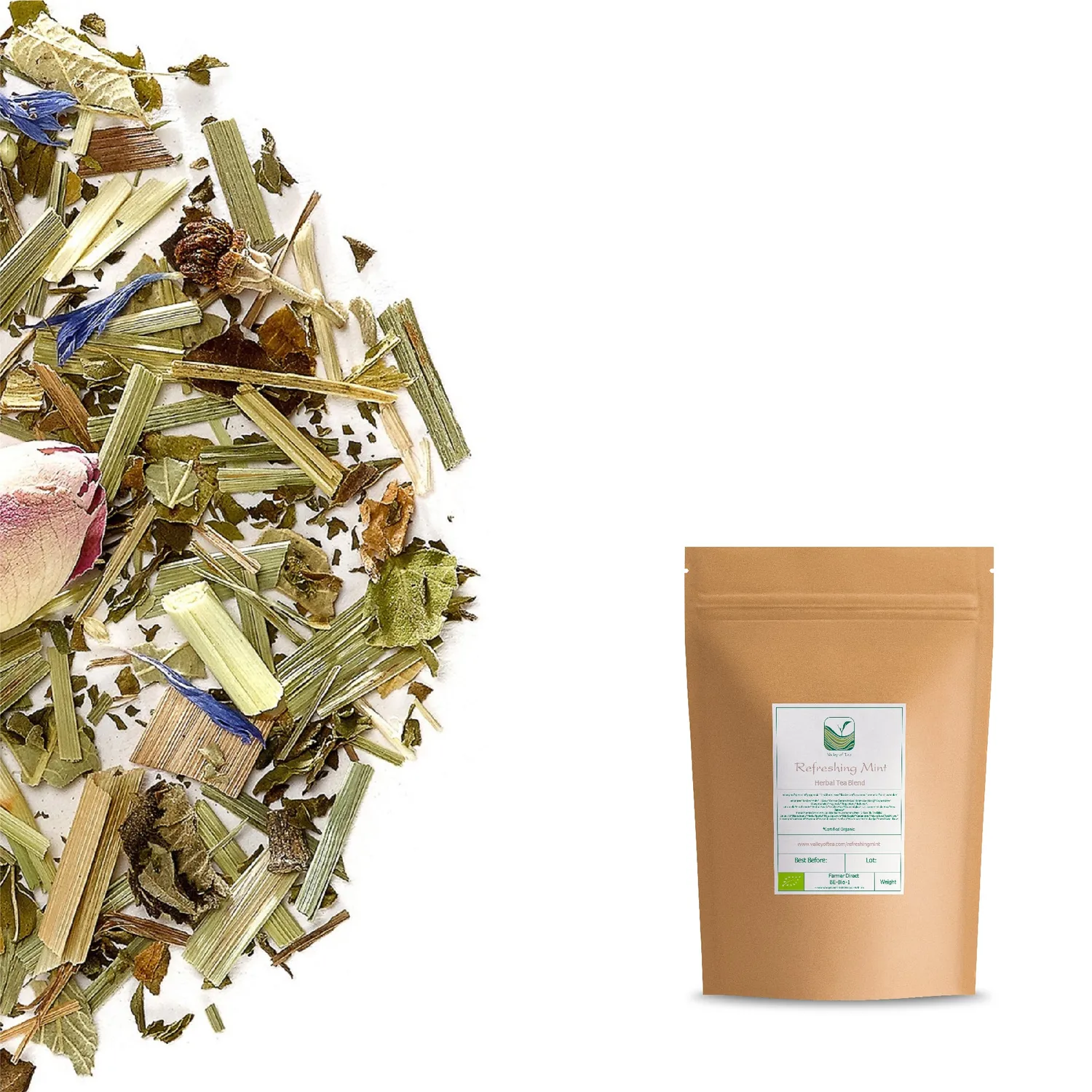 Valley of Tea Refreshing Mint örtte 100g mynta