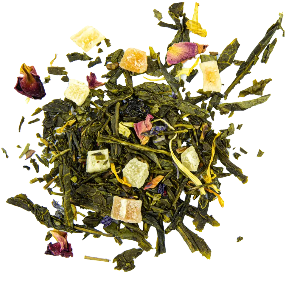 Bönor & Blad Fresh Passion grönt te 100 g mango