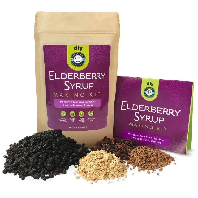 Birds & Bees Tea Elderberry sirapskit Basic fläderbär