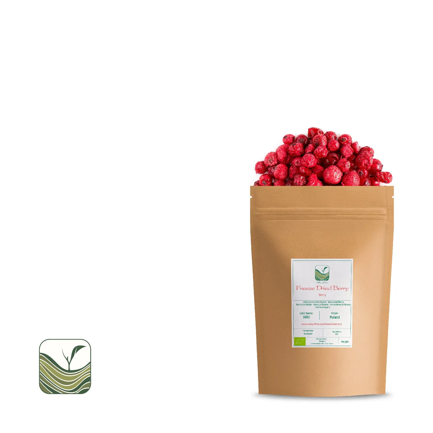 Valley of Tea Frystorkade Bär bärmix 50g vitaminrik