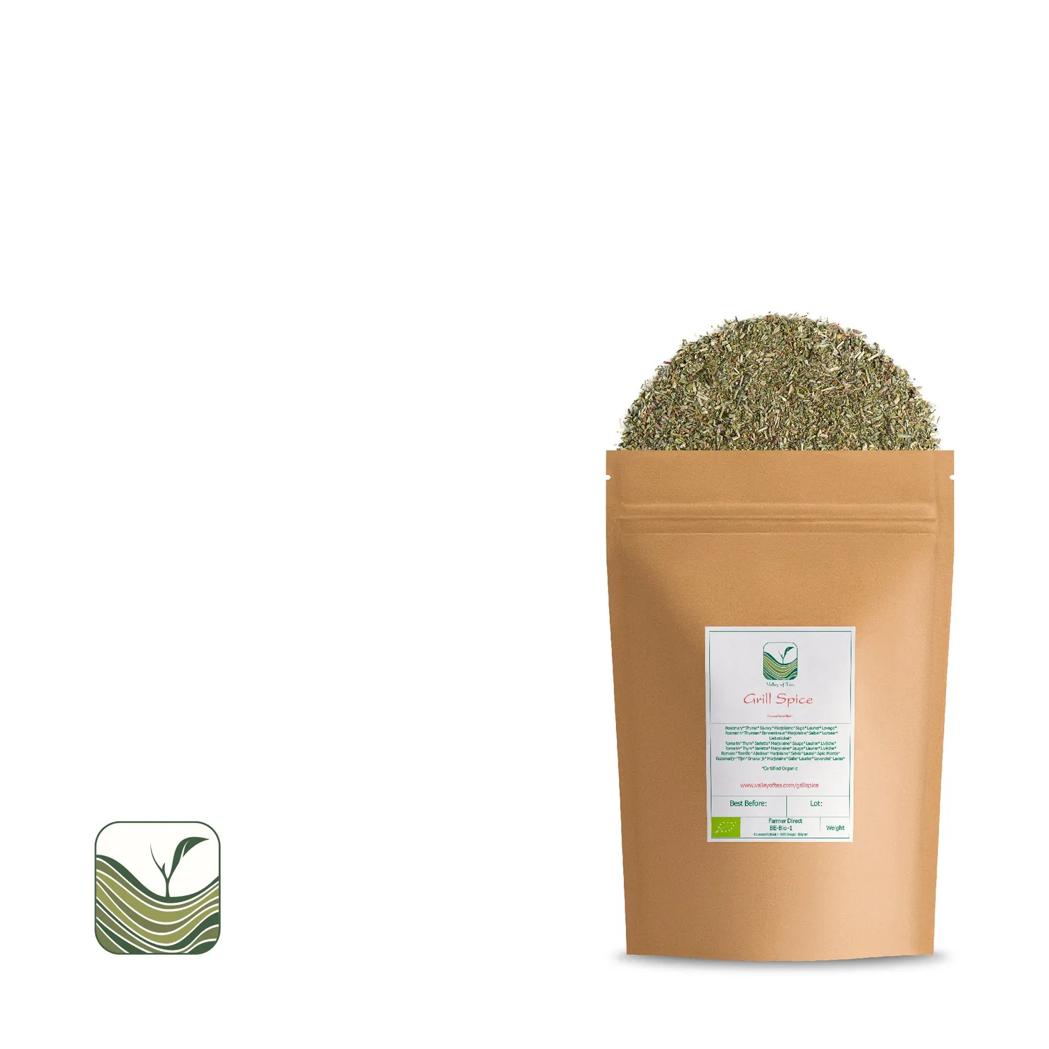 Valley of Tea Grillkrydda krydda 100g ekologisk