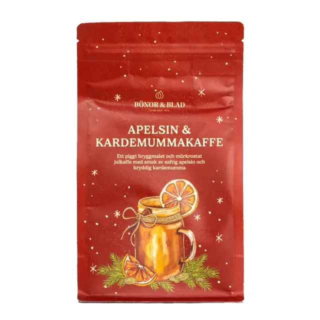 Bönor & Blad Apelsin Kardemumma kaffe 250 g jul