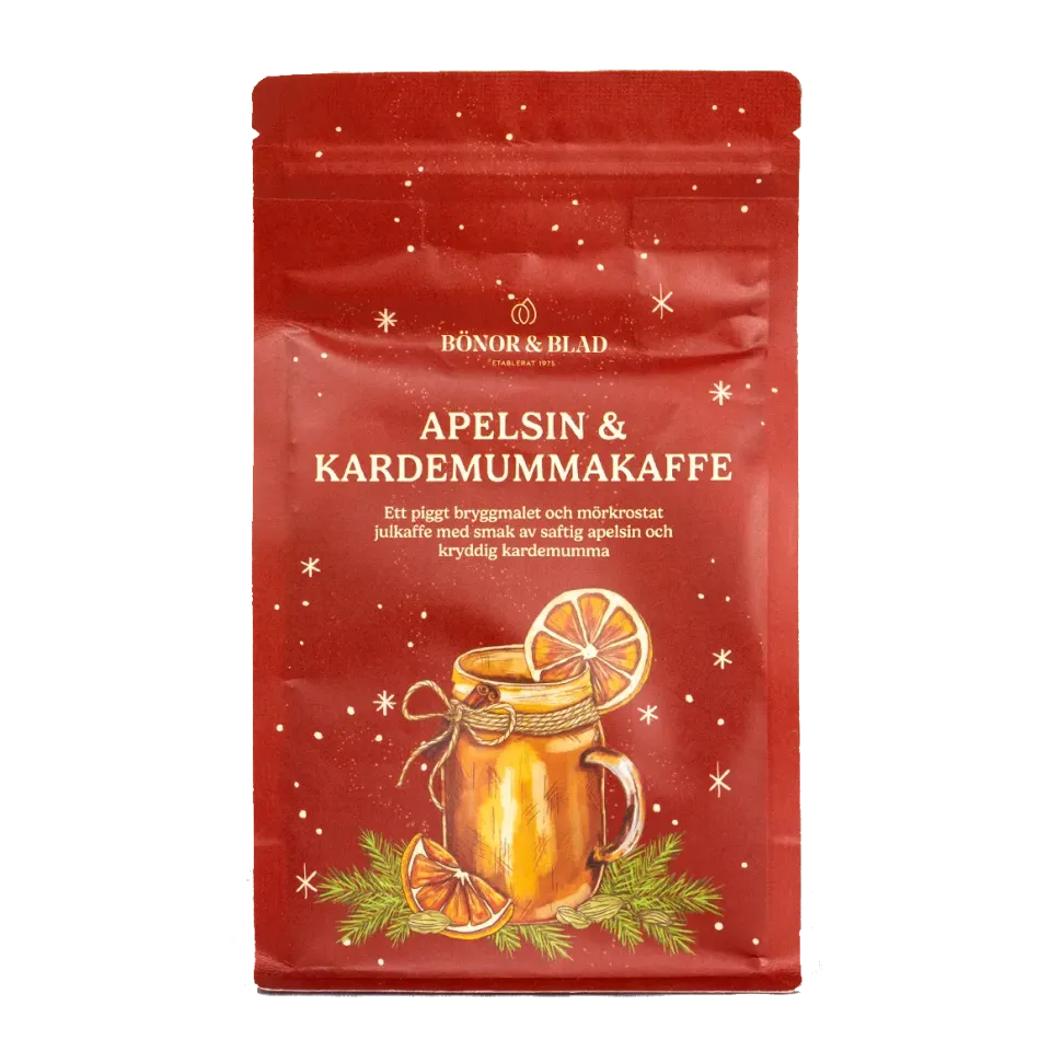 Bönor & Blad Apelsin Kardemumma kaffe 250 g jul
