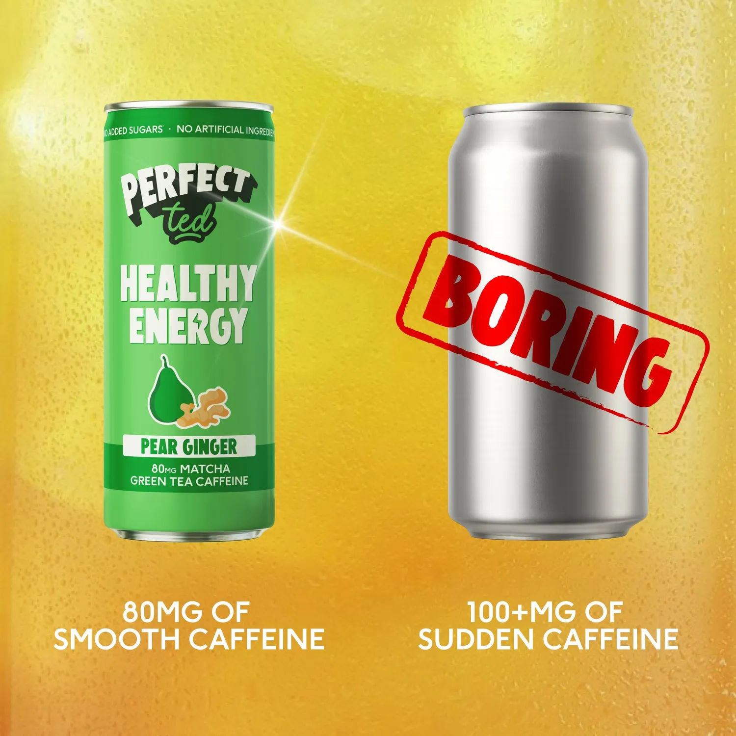 Perfect Ted Healthy Energy Pear Ginger energidryck 12-pack
