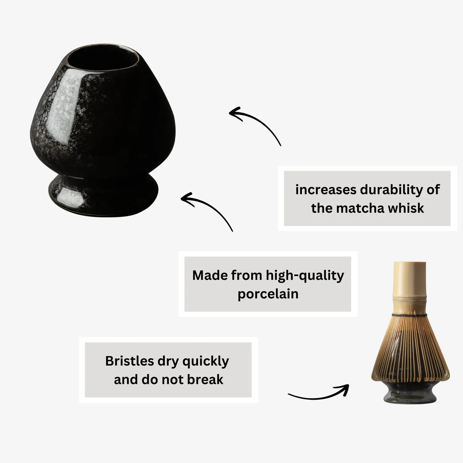 Matcha Magic Haiiro matchaset 4-delar present