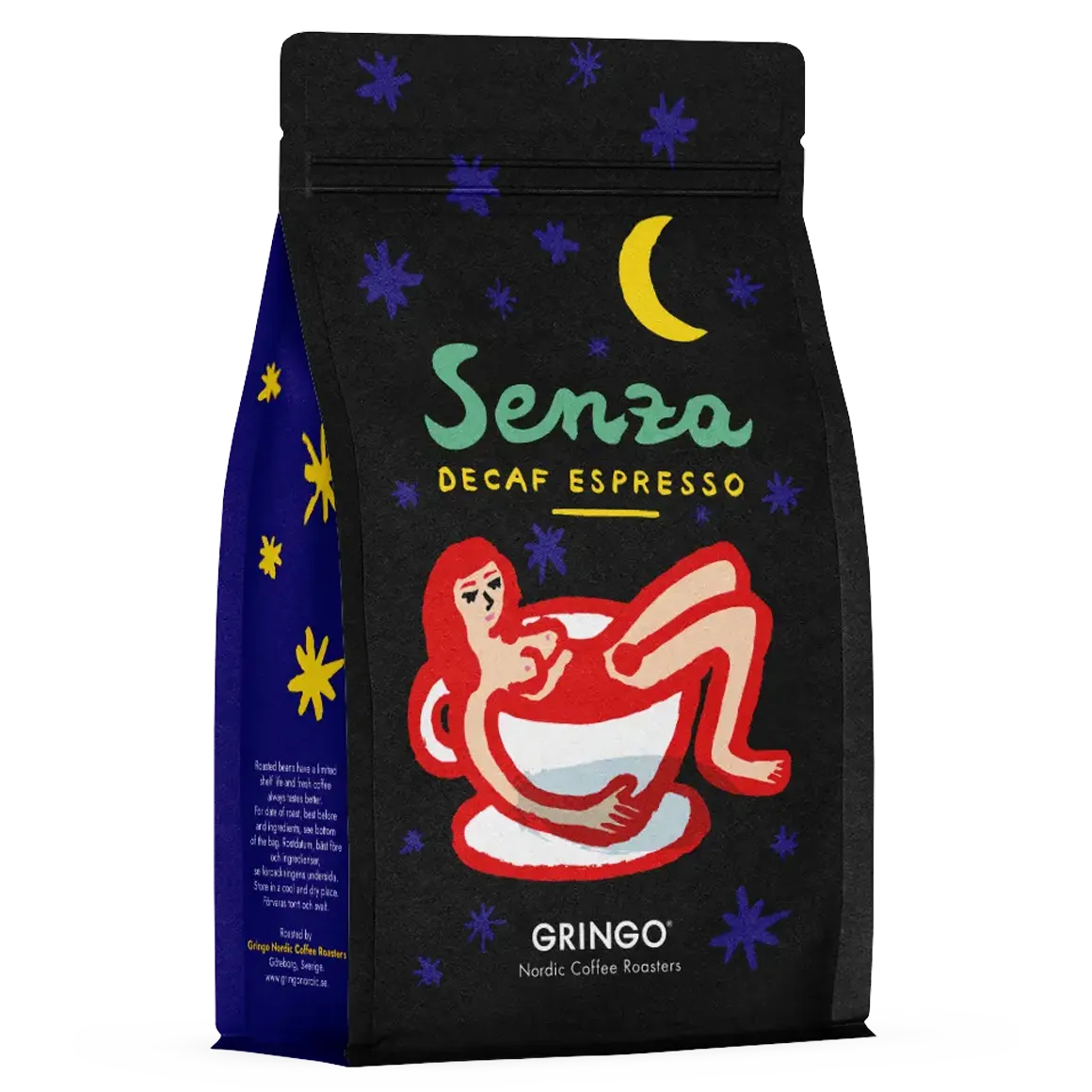 Gringo Senza Decaf espresso koffeinfritt 500 g