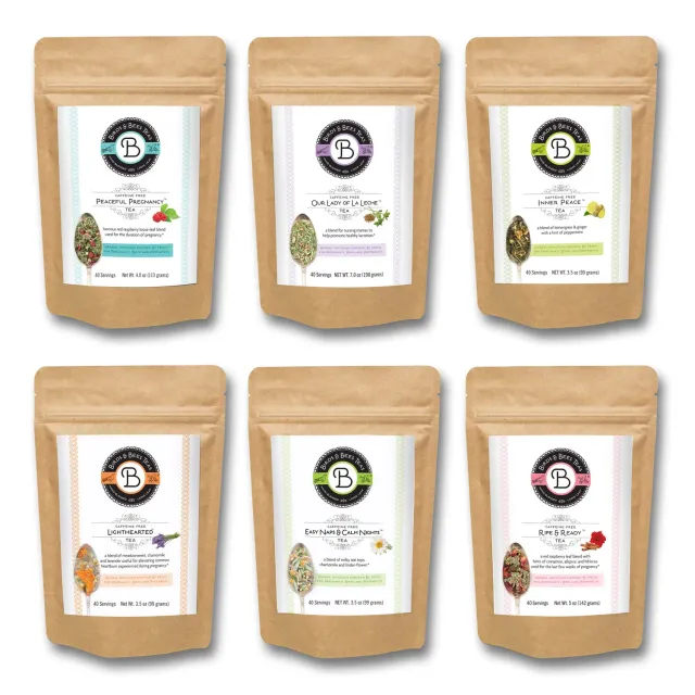 Birds & Bees Tea Ultimate gravidte presentkit 6 sorter