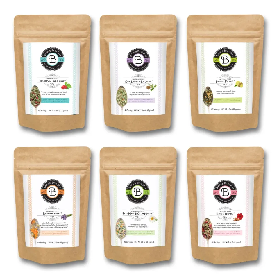 Birds & Bees Tea Ultimate gravidte presentkit 6 sorter