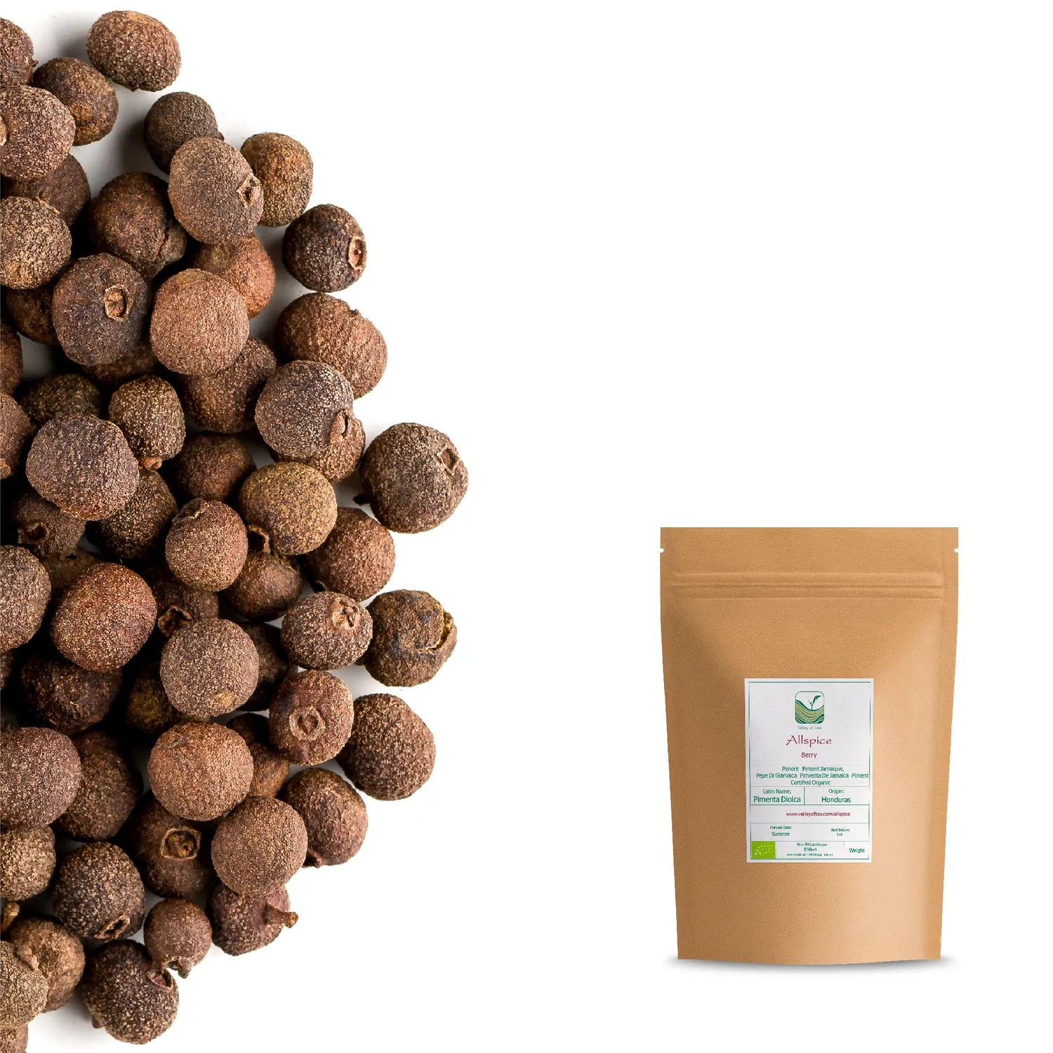 Valley of Tea Kryddpeppar hel 100g lösvikt ekologisk