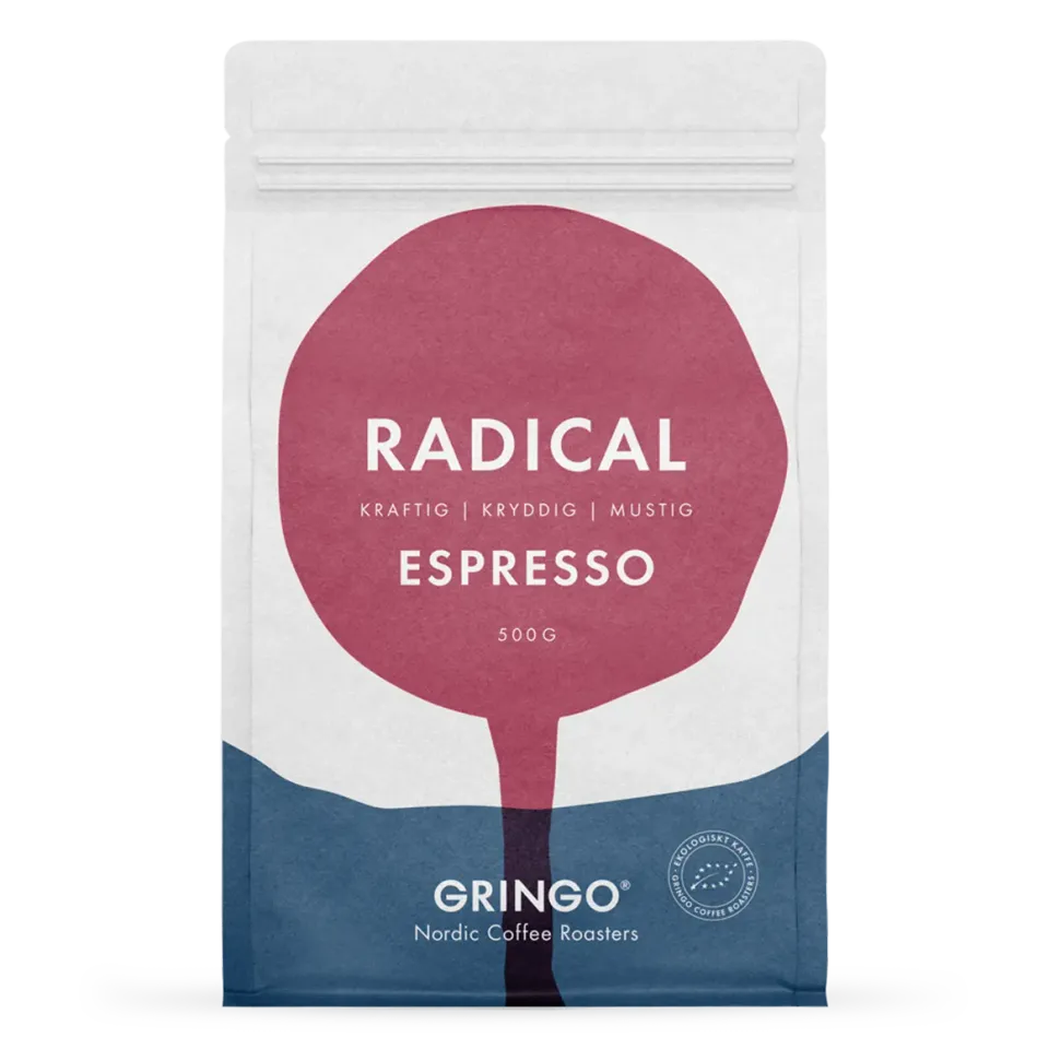 Bönor & Blad Gringo Radical Espresso kaffe 500 g ekologisk