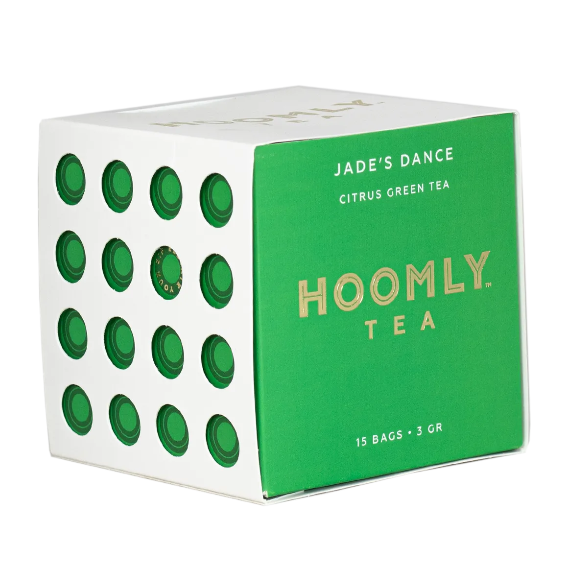 Hoomly Tea Jade's Dance grönt te 15 påsar citrus