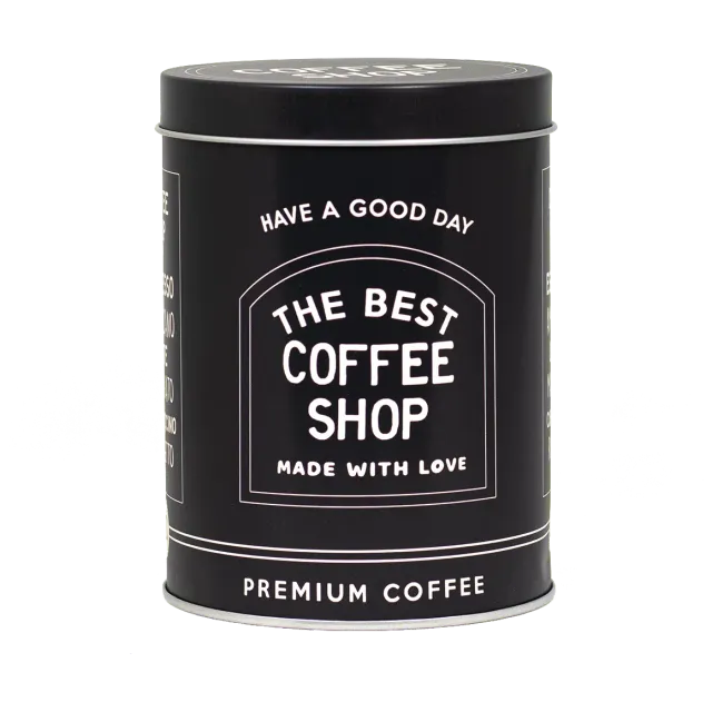 Bönor & Blad The Best Coffee Shop burk rund plåt 250 g