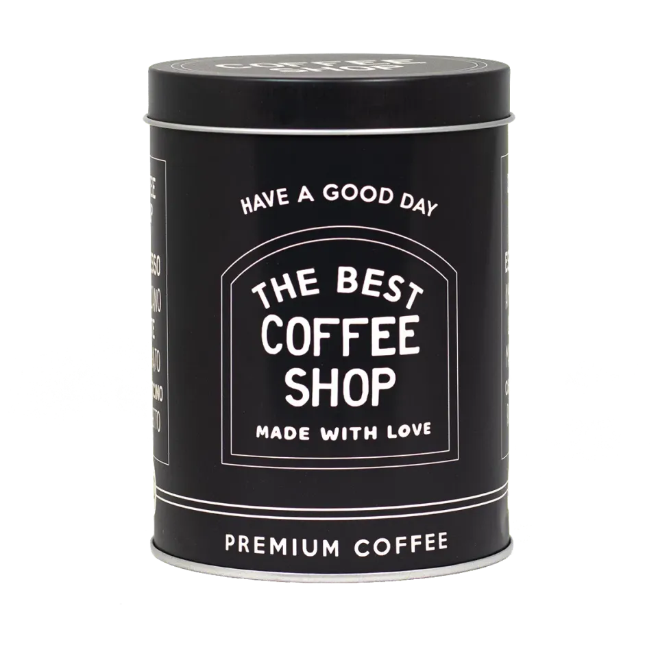 Bönor & Blad The Best Coffee Shop burk rund plåt 250 g