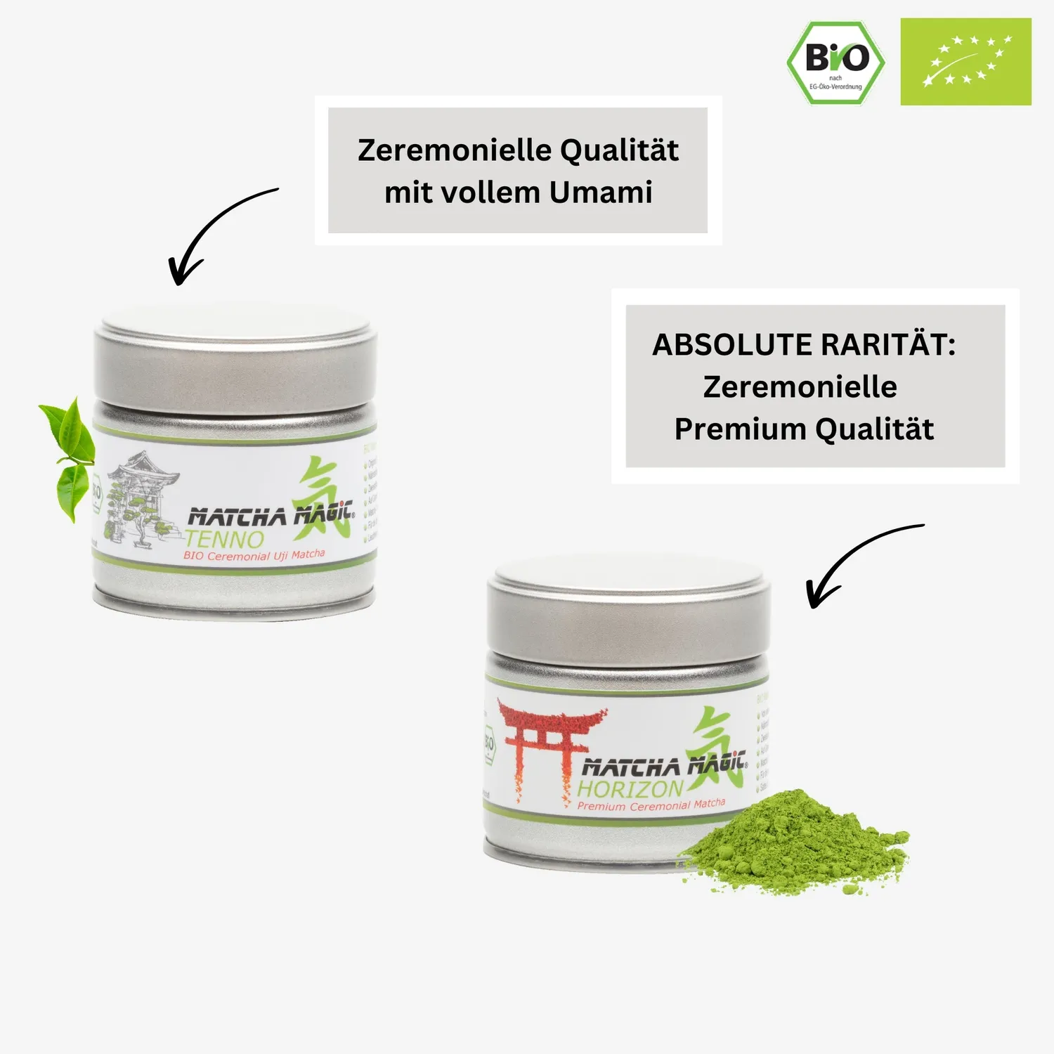 Matcha Magic All in One bundle 4x30 g + matchaset