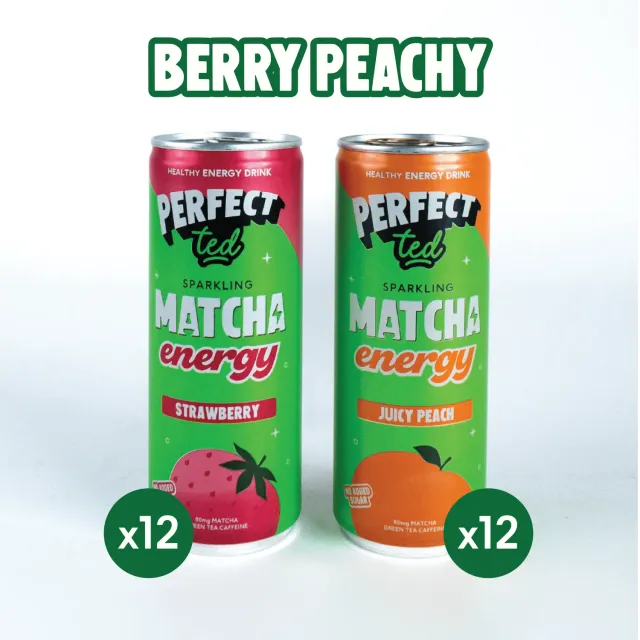 Perfect Ted berry peachy matchadryck 24-pack bär