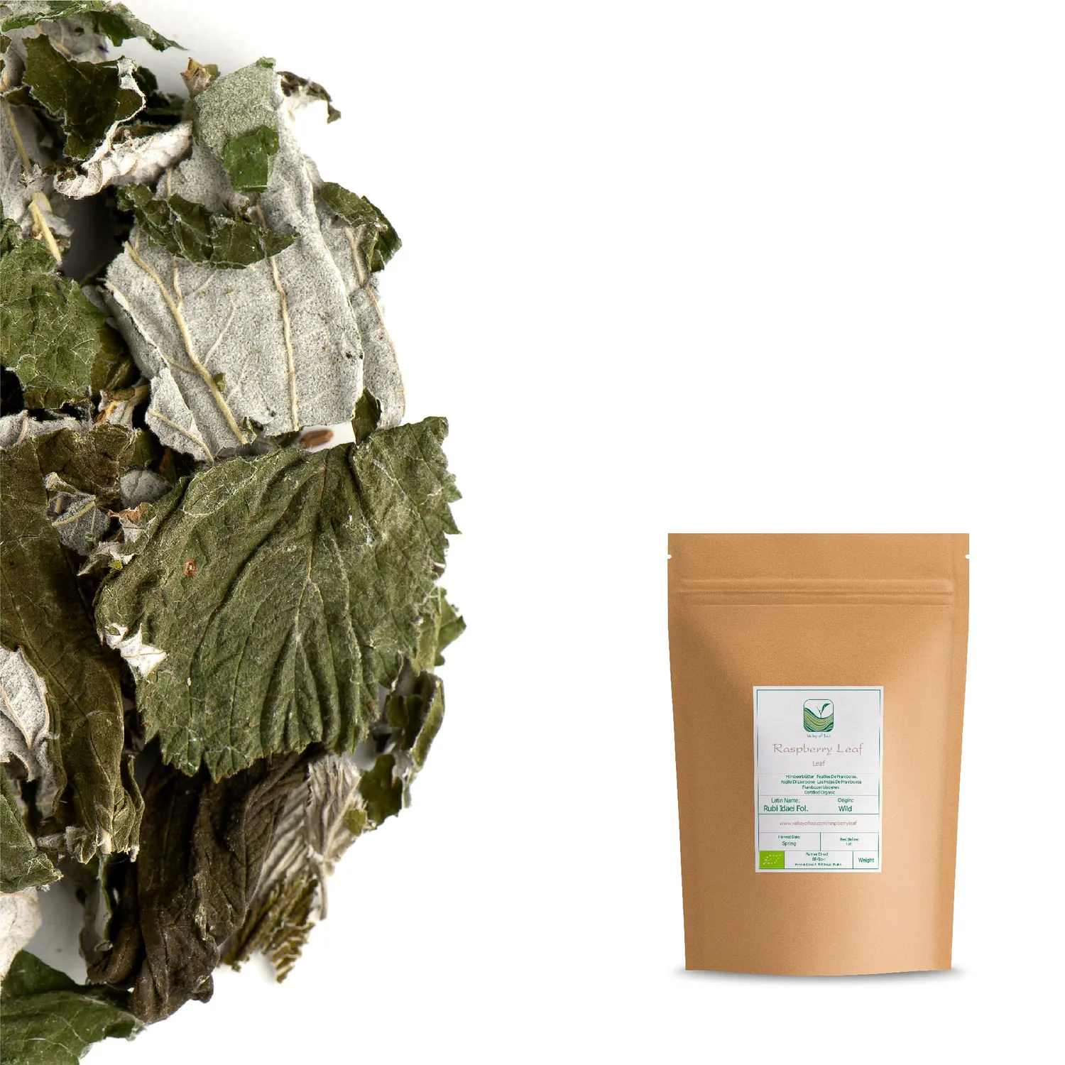 Valley of Tea Hallonblad örtte 100g mild