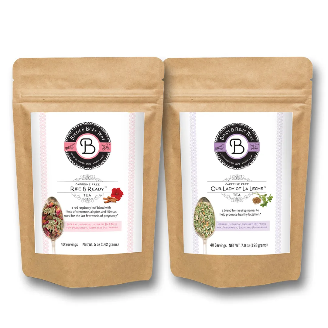 Birds & Bees Tea Trimester gravidte paket 2 sorter
