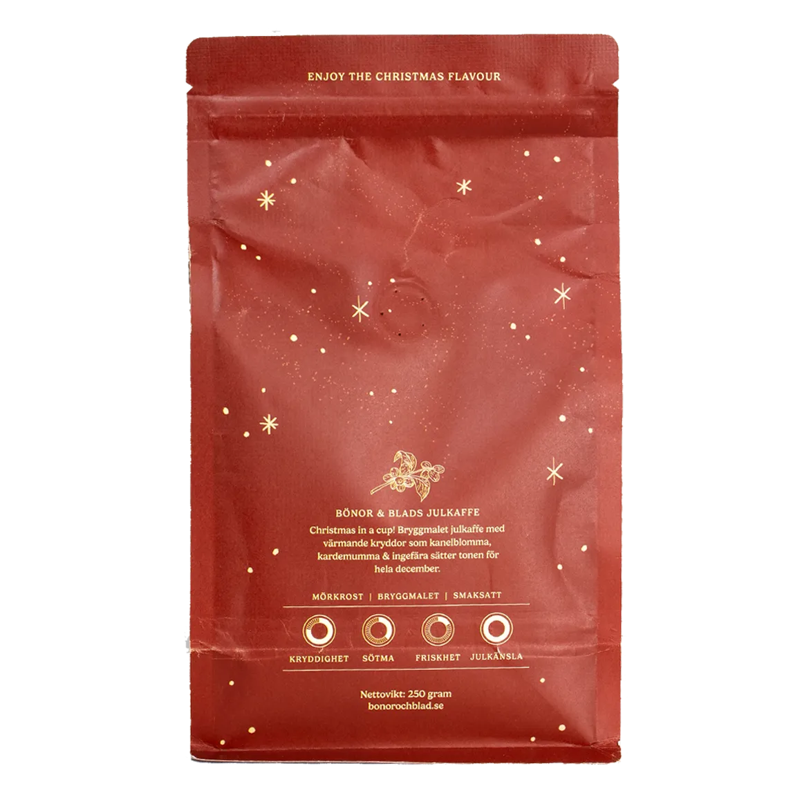Bönor & Blad Julkaffe smaksatt kaffe 250 g kanel