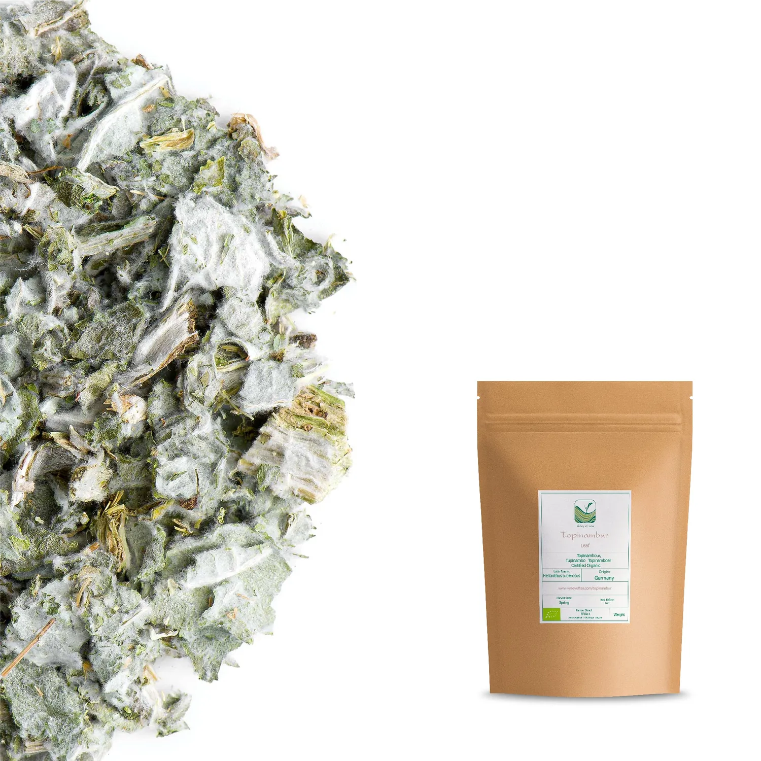 Valley of Tea Jordärtskocka örtte 100g nötig koffeinfri