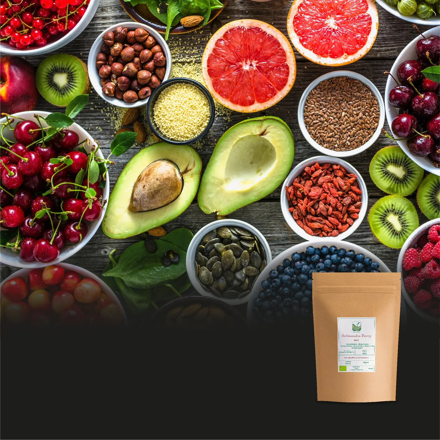 Valley of Tea Schisandrabär örtte 25g fem smaker